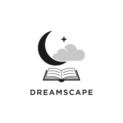 Dreamscape Book Moon and Star Logo