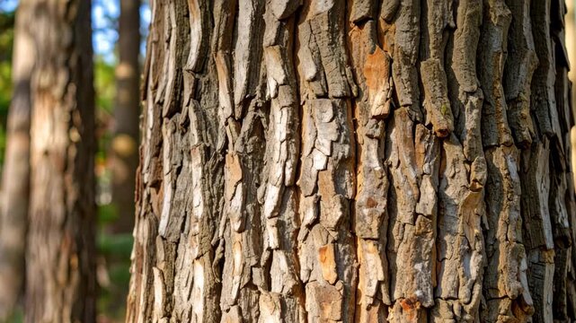 Tree trunk bark close up detail observe intricate patterns and textures of tree trunk bark showcasing natural roughness