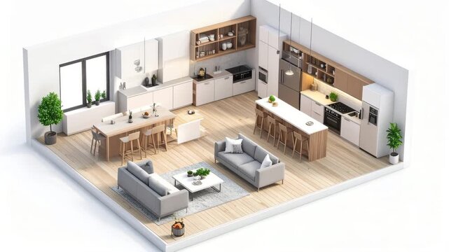 Small apartment with kitchen and living room cozy small apartment featuring combined kitchen and living room space ideal for urban living