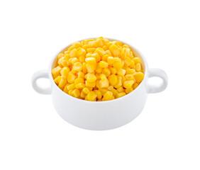 Bowl of sweet corn transparent png