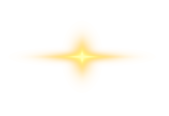 Gold lens flares set.Isolated on transparent background. Sun flash with rays or gold spotlight and bokeh. Yellow glow flare light effect.  illustration PNG.	