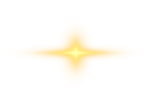 Gold lens flares set.Isolated on transparent background. Sun flash with rays or gold spotlight and bokeh. Yellow glow flare light effect.  illustration PNG.	