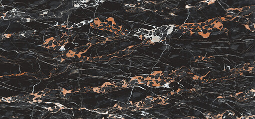 Black and orange ceramic floor and wall tiles