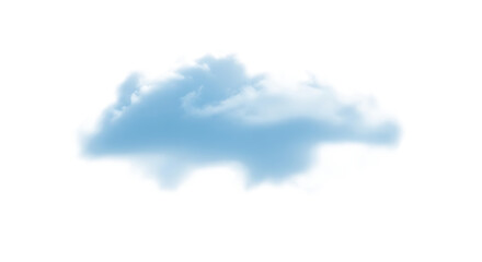 cloud formation against a in a serene sky scene on transparent background