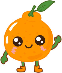 funny orange cartoon