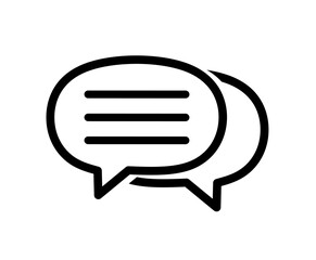 chat icon vector with simple design. talk icon