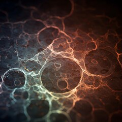 Mesmerizing Macro Fusion: Swirling Neon Fractals and Vibrant Organic Textures Create an Intense, Luminous, Futuristic Abstract Vision in Fluid Radiance.