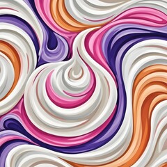 Celestial Cream: A Surreal Journey of Swirling Abstract Textures, Vibrant Yoghurt-inspired Fluidity, and Dreamlike Expressionist Energy in a Hypnotic, Ever-Shifting Cosmic Dance