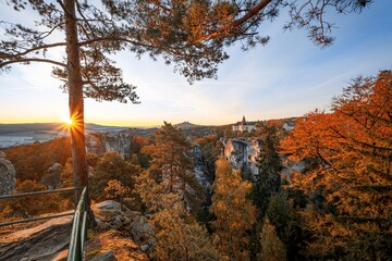 Castle Hruba Skala in Bohemian Paradise, Czech Republic