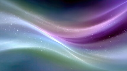 Fototapeta premium An abstract image featuring flowing waves of color and light, with a dreamy and ethereal aesthetic.