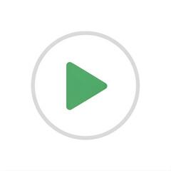 arrow icon vector illustration showing start or playing