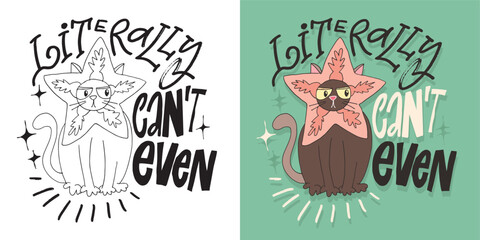 Funny hand drawn doodle lettering quote about winter holidays. Lettering for t-shirt design, mug print, bag print, clothes fashion. 100% hand drawn vector image.