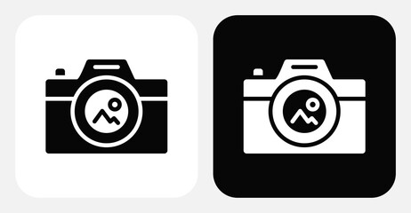 CRM Mobile App Dual Monochrome Icon Set