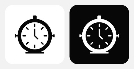 Meeting Schedule Dual Monochrome Icon Set