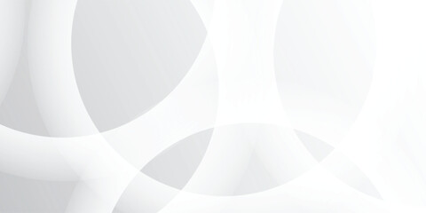Geometric abstract shape on white gradient overlay background. Vector.
