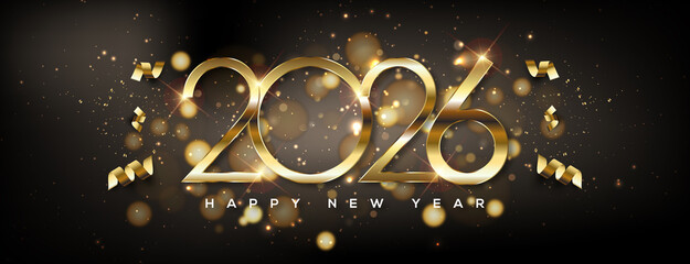 2026 Happy New Year, Greeting Card