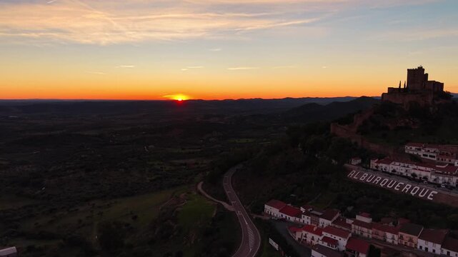 Fin del dia en Alburquerque buscando el sol