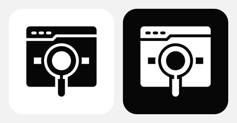 Activity Log Dual Monochrome Icon Set