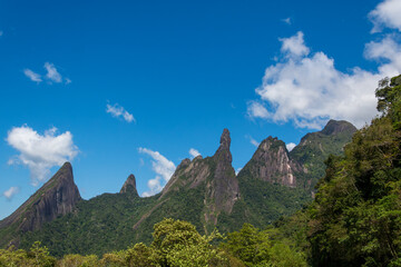 The Serra dos Órgãos is a mountain range in the city of Teresópolis, state of Rio de Janeiro, Brazil. The region is home to the famous Serra dos Órgãos National Park and the Três Picos State Park.