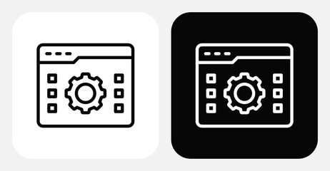 Data Export Dual Monochrome Icon Set
