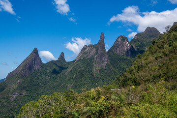 The Serra dos Órgãos is a mountain range in the city of Teresópolis, state of Rio de Janeiro, Brazil. The region is home to the famous Serra dos Órgãos National Park and the Três Picos State Park.