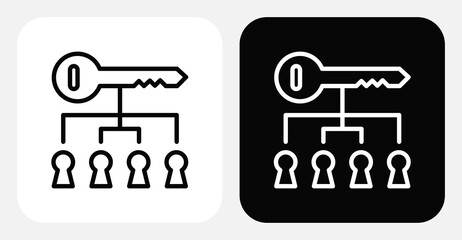 Feedback Analysis Dual Monochrome Icon Set