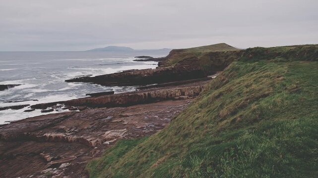4k Shot in Ireland of Castle Classiebawn in Mullaghmore
