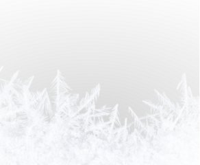 Icy border christmas holiday frame transparent background png
