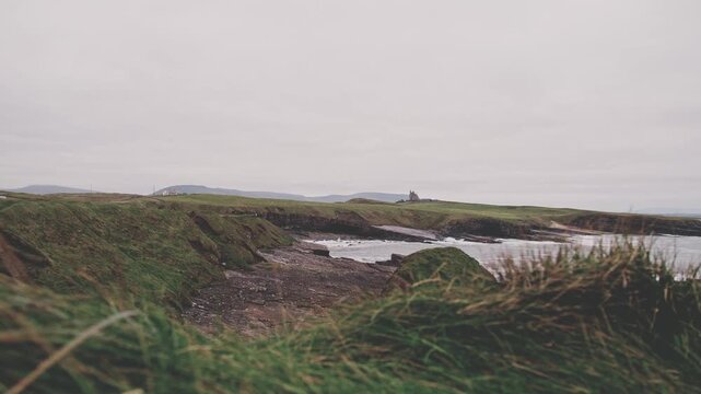 4k Shot in Ireland of Castle Classiebawn in Mullaghmore