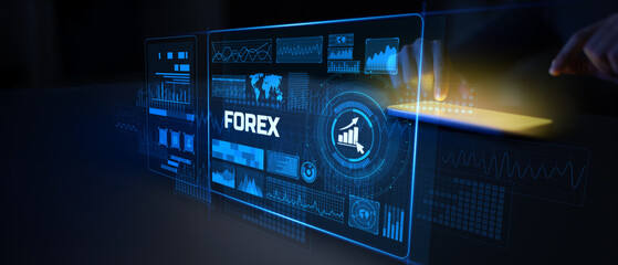 Forex Trading and Currency Exchange Market Analysis in Financial Technology.