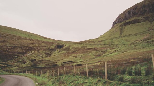 4k Shot in Ireland of Gleniff Horseshoe