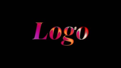 Thermal Wave Typography Logo Reveal