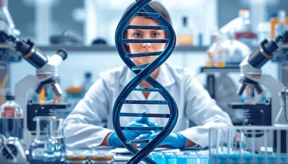 Genetic Research and Scientific Discovery in a Laboratory