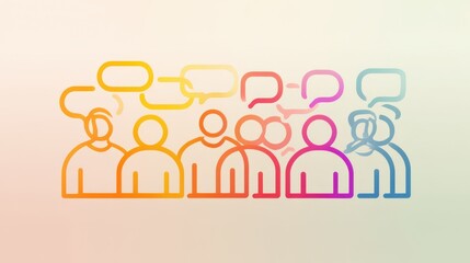 depicting a diverse group of people engaged in discussion dialogue and collaborative problem solving