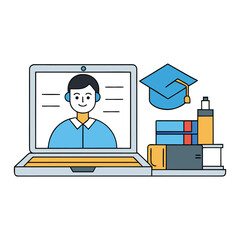 A software engineer concept featuring coding screens, digital tools, and abstract tech elements symbolizing innovation, problem-solving, and modern software development.”