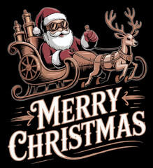 Obraz premium Merry Christmas design