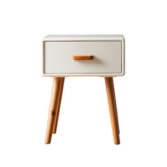 Modern nightstand isolated on transparent background