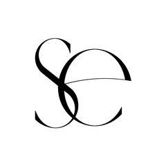 Modern Decorative Monogram