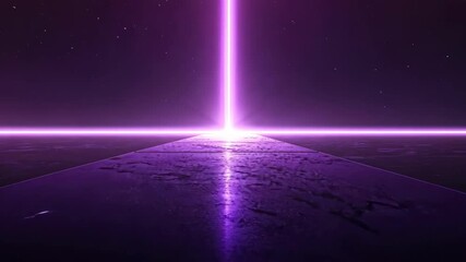A glowing purple light creates an ethereal, futuristic atmosphere. - Powered by Adobe