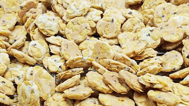 Cornflakes Butter Cookies, popular during eid al fitr in Indonesia.