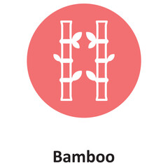  Bamboo Vector icon which can easily modify or edit