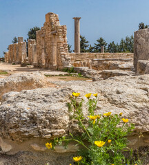 Fototapeta premium Apollo Hylates Sanctuary Monument in Summer