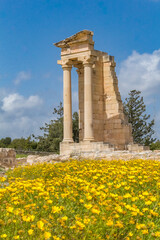 Fototapeta premium Apollo Hylates Sanctuary Monument in Summer