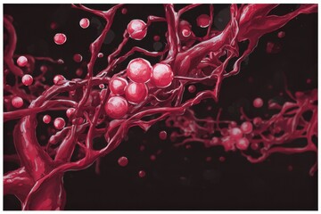 Vector Illustration of Deep Vein Thrombosis Awareness