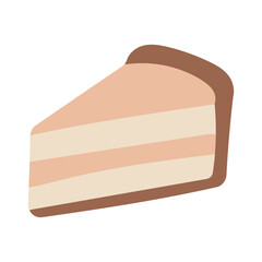 cheesecake slice illustration