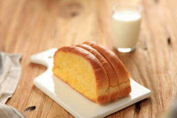 Roti Sisir Jadul, Sweet Soft Pull Over Bread with Margarine and Sugar Spread.
