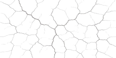 Seamless cracked dry concrete texture pattern on a stone wall surface illustration