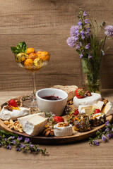 cheese and vegetables