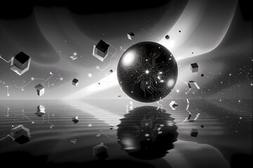 Floating Sphere of Technological Harmony