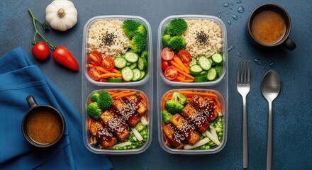 Healthy Meal Prep - Delicious and Nutritious Food Containers.